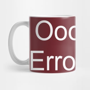 Ooops... Error 404 Mug